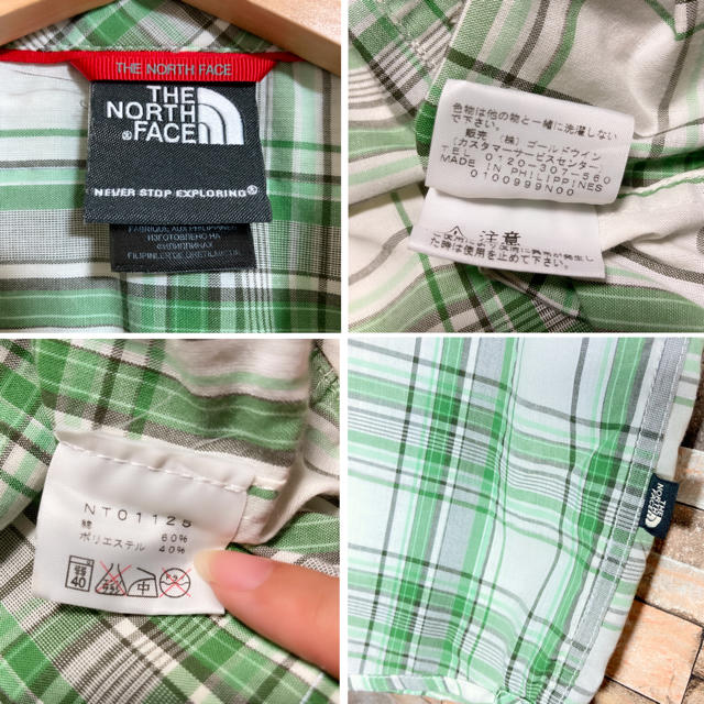 THE NORTH FACE(ザノースフェイス)のTHE NORTH FACE ノースフェイス 半袖シャツ チェック メンズ メンズのトップス(シャツ)の商品写真