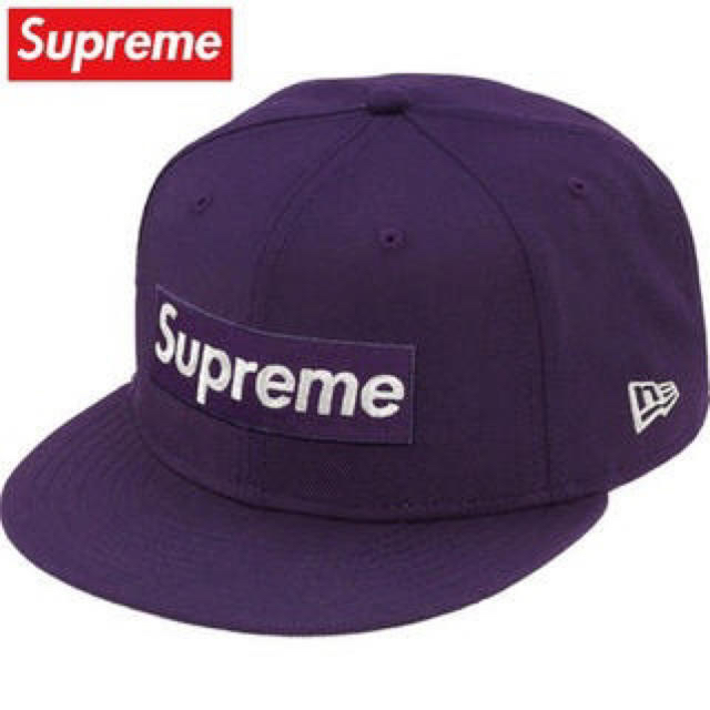 【希少7 5/8】 Supreme newera$1M box logo 紫 3