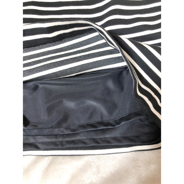 【美品】アルアバイル ボーダータイトスカート S レディースのスカート(ひざ丈スカート)の商品写真
