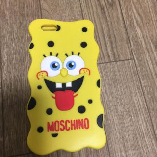 モスキーノ(MOSCHINO)のスポンジボブiPhoneケース(iPhoneケース)