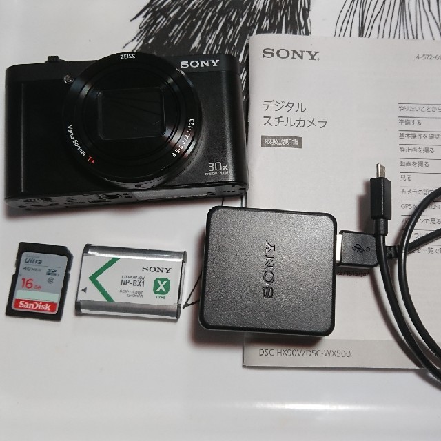 sony DSC-WX500   SDカード2GB付き