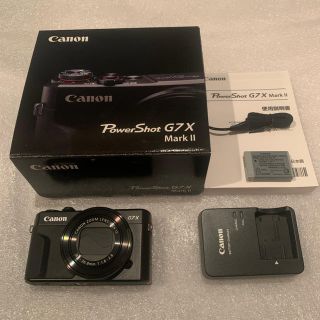 キヤノン(Canon)の【美品】Canon PowerShot G7X Mark II(コンパクトデジタルカメラ)