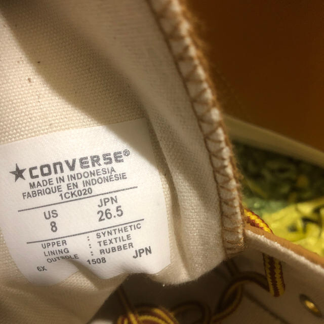 CONVERSE(コンバース)のコンバース　ハイカット　お値下げします メンズの靴/シューズ(スニーカー)の商品写真