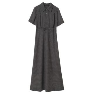 プラージュ(Plage)の定価35200円・美品＊CLANE dot shirts collar op(ロングワンピース/マキシワンピース)