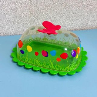 ピローヌ プチコキャン  カラフル バタフライ バターケース(収納/キッチン雑貨)