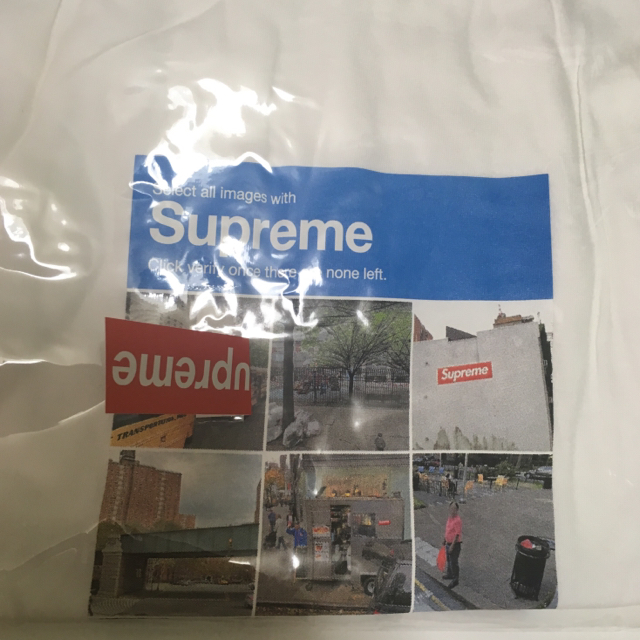 Tシャツ/カットソー(半袖/袖なし)XL SUPREME Verify Tee white