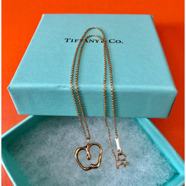 Tiffany & Co. - ティファニー アップル りんご ネックレス 18K イエロー ゴールド の通販 by rana's shop