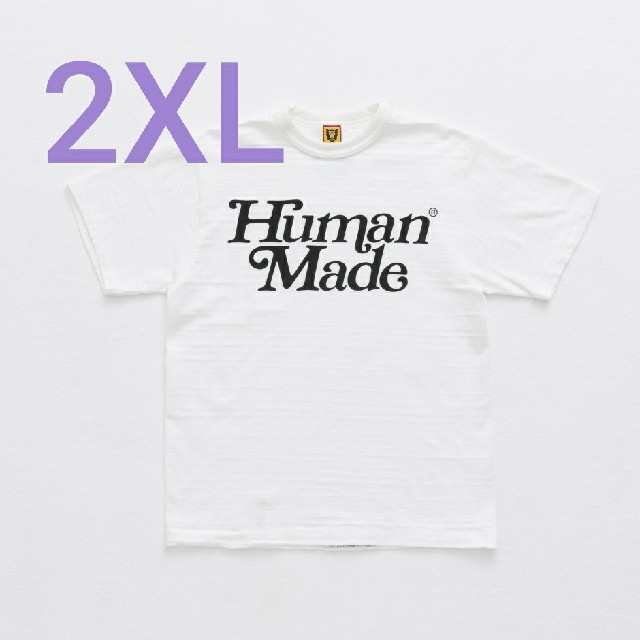 GDC(ジーディーシー)のGirls Don’t Cry × HUMAN MADE  TEE 2XL メンズのトップス(Tシャツ/カットソー(半袖/袖なし))の商品写真