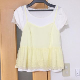 フランシュリッペ(franche lippee)のfranchelippee ★フランシュリッペ　Tシャツ・キャミソールセット(Tシャツ(半袖/袖なし))