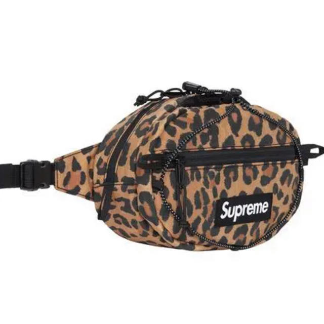 supreme waist bag leopard