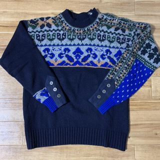 サカイ(sacai)のFLORAL STRIPE EMBROIDERY KNIT sacai 19aw(ニット/セーター)