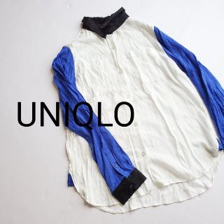 ジーヴィジーヴィ(G.V.G.V.)のUNIQLO コラボ　切替シャツ　G.V.G.V(シャツ/ブラウス(長袖/七分))