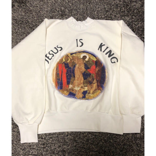 Jesus is king crewneck I  kanye west 稀少