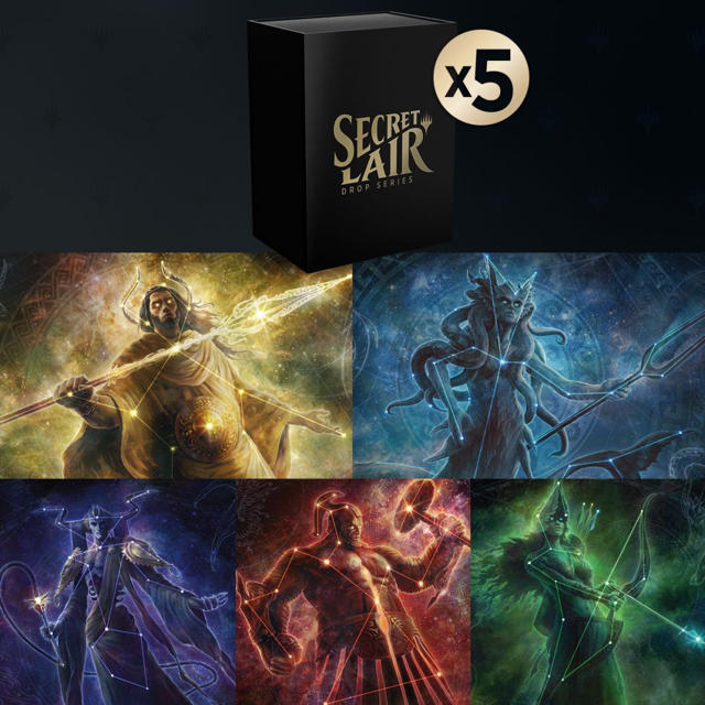 MTG secret lair theros stargazing バンドル5種 - Box/デッキ/パック