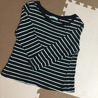 ザラ(ZARA)のZARAの7部丈ボーダートップス(Tシャツ(長袖/七分))