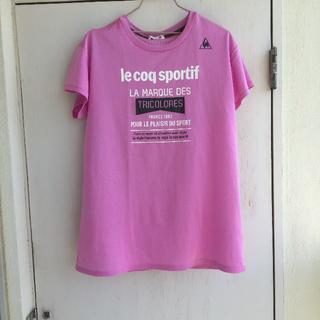 ルコックスポルティフ(le coq sportif)のle coq sportif　Tシャツ L きれいなピンクカラー(Tシャツ(半袖/袖なし))
