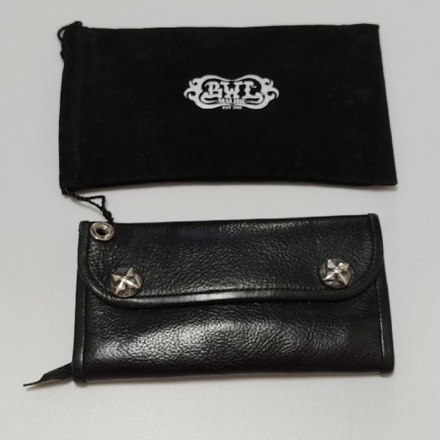 BILL WALL LEATHER(ビルウォールレザー)の（注）専用出品　BWL カスタムドラゴンロングウォレット　長財布 メンズのアクセサリー(その他)の商品写真