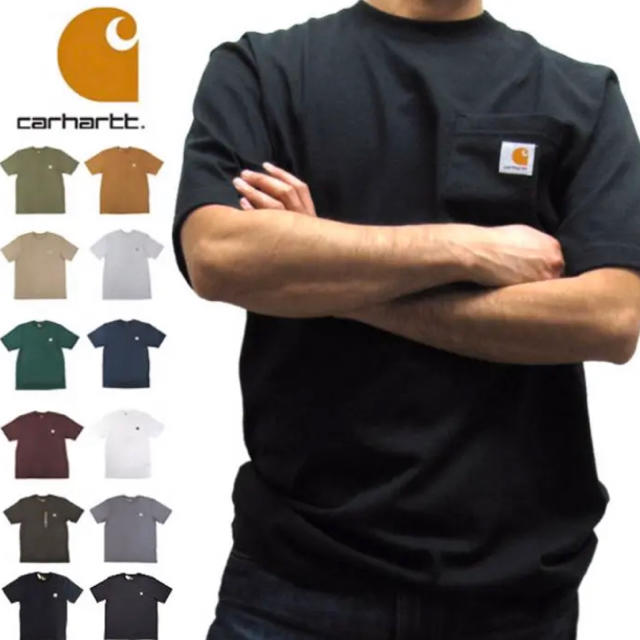 carhartt(カーハート)のcarhartt カーハート　Tシャツ ブラック/L メンズのトップス(Tシャツ/カットソー(半袖/袖なし))の商品写真