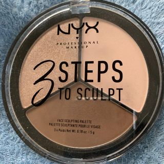 エヌワイエックス(NYX)のnyx 3ステップパウダー　未使用に近い美品(フェイスパウダー)