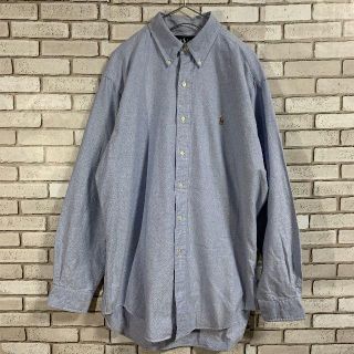 ポロラルフローレン(POLO RALPH LAUREN)の【りょけ様】早い者勝ち 90s 美品 ポロラルフローレン オックスフォード長袖(シャツ)