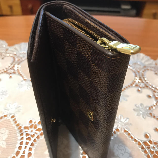 ルイヴィトン 二つ折り財布 ダミエ