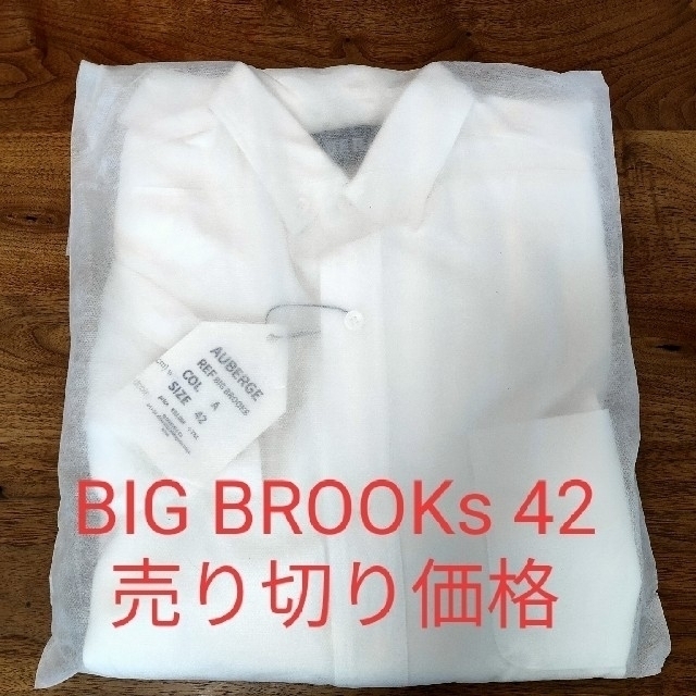 シャツ短期出品　新品未開封 AUBERGE BIG BROOKS 42