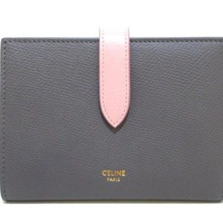 セリーヌ(celine)のセリーヌ 2つ折り財布新品同様  - レザー(財布)