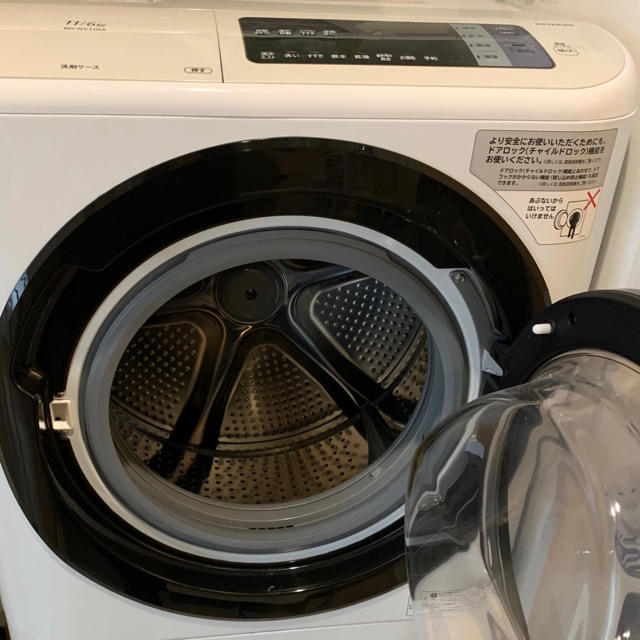 お手軽価格で贈りやすい 日立 - HITACHI BD-NV110A ヒートリサイクル　風アイロン 洗濯機