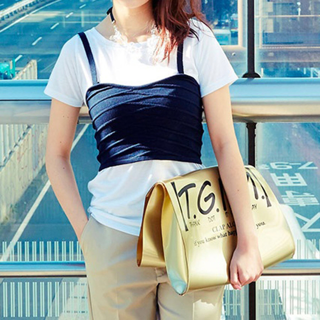 SPIRAL GIRL(スパイラルガール)の新品未使用、ビニールバッグ レディースのバッグ(ハンドバッグ)の商品写真