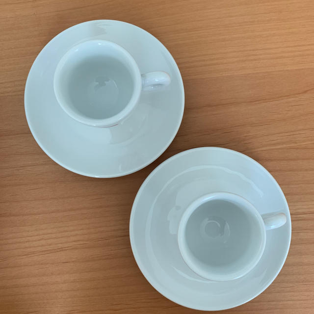 illy イリー エスプレッソカップ&ソーサー 2客セットの通販 by illy イリー エスプレッソカップ&ソーサー 2客セットの通販 by