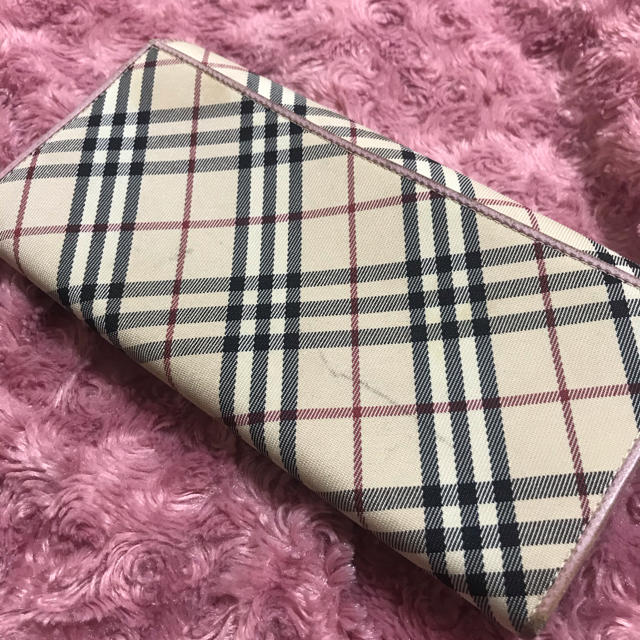 BURBERRY - バーバリー 長財布 ピンクの通販 by もも's shop