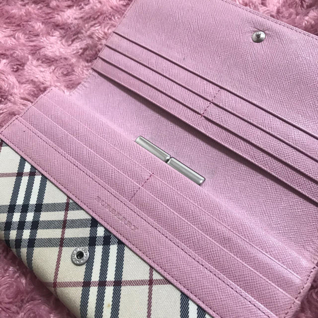 BURBERRY - バーバリー 長財布 ピンクの通販 by もも's shop
