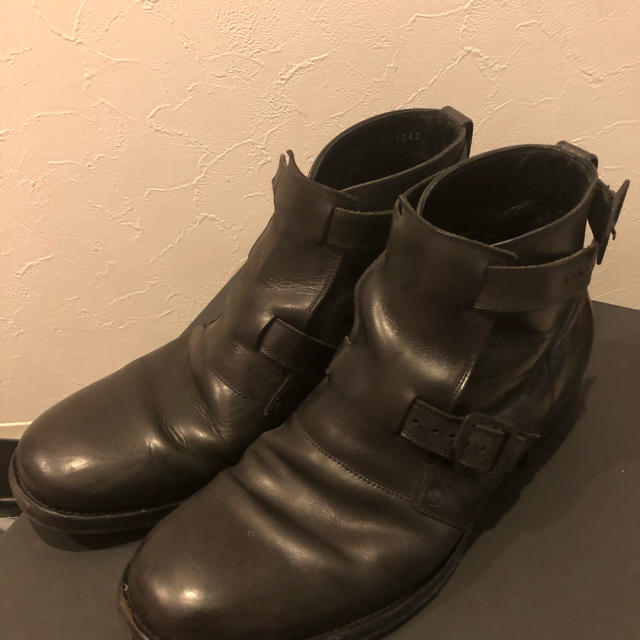 dior homme ベルトブーツ　黒色　42(27センチ)