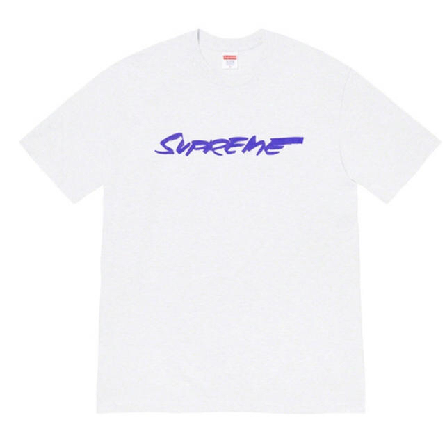 supreme　Futura Logo Tee Ash Grey S