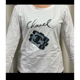 M.カメラ可愛い長袖Tシャツ CHANELおシャネル(Tシャツ(長袖/七分))