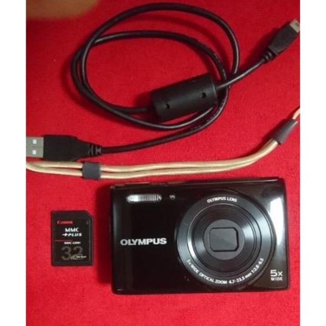 OLYMPUS(オリンパス)のデジカメ OLYMPUS STYLUS VG-180 スマホ/家電/カメラのカメラ(コンパクトデジタルカメラ)の商品写真