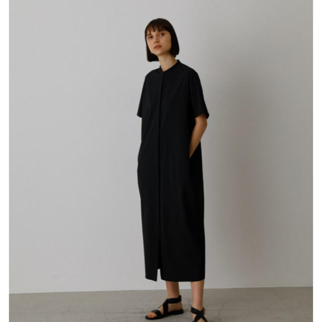 ひざ丈ワンピース RIM.ARK Half sleeve cocoon OP