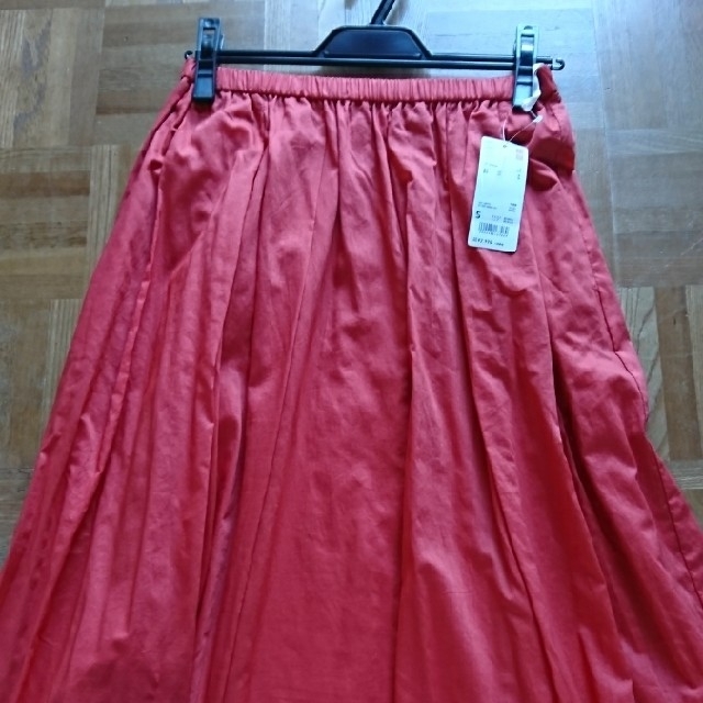 UNIQLO(ユニクロ)のユニクロ  コットンミディスカート レディースのスカート(ロングスカート)の商品写真