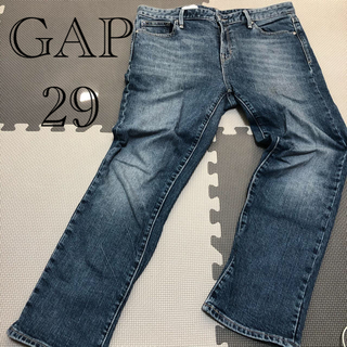 ギャップ(GAP)のGAP 29 REAL STRAIGHT 大きいサイズ　股下短め(デニム/ジーンズ)