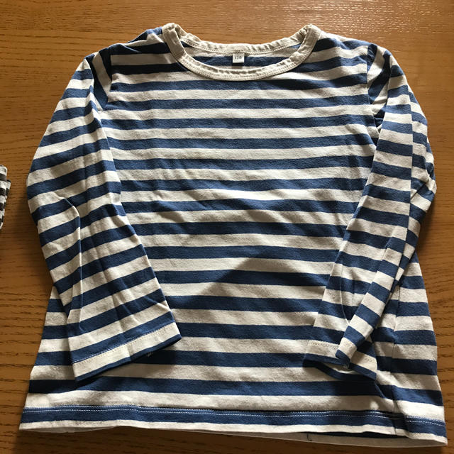 MUJI (無印良品)(ムジルシリョウヒン)の無印良品　長袖Tシャツ3枚セット　kids  秋物 キッズ/ベビー/マタニティのキッズ服男の子用(90cm~)(Tシャツ/カットソー)の商品写真