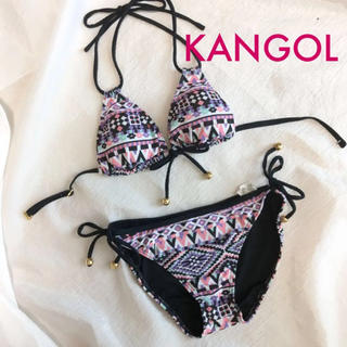 カンゴール(KANGOL)の美品 KANGOL 幾何学模様 セクシー ビキニ(水着)