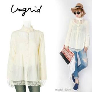 アングリッド(Ungrid)のはっちぽっち様専用☆ungridレース(シャツ/ブラウス(長袖/七分))