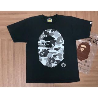 アベイシングエイプ(A BATHING APE)の★激レア★ 都市限定 APE 京都 限定 カラーカモ 大猿 Tシャツ 黒 M(Tシャツ/カットソー(半袖/袖なし))