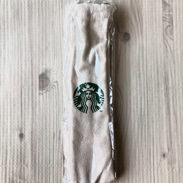 Starbucks Coffee(スターバックスコーヒー)の台湾 スタバ スターバックス チタンストロー ブラシセット エコ マイストロー黒 インテリア/住まい/日用品のキッチン/食器(カトラリー/箸)の商品写真