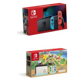 ニンテンドースイッチ(Nintendo Switch)のSwitch本体＆どうぶうの森セット(家庭用ゲーム機本体)