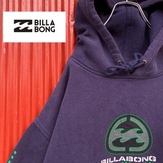 ビラボン(billabong)の☆人気カラー☆ビラボン☆スリーブロゴプリント☆プルオーバーパーカー☆肉厚(パーカー)