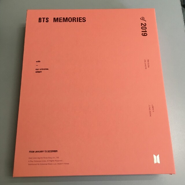 DVD/ブルーレイBTS MEMORIES of 2019 DVD