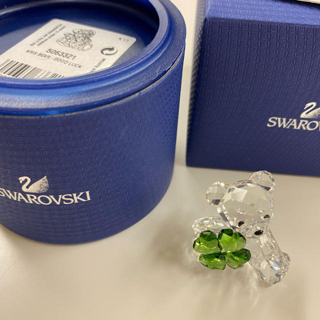 新品】 SWAROVSKIクローバー置物 ecousarecycling.com