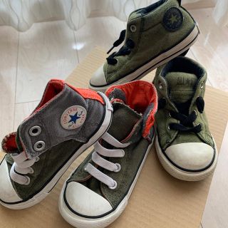 コンバース(CONVERSE)のコンバースキッズスニーカー　ALL STAR2足お値下げしました。(スニーカー)