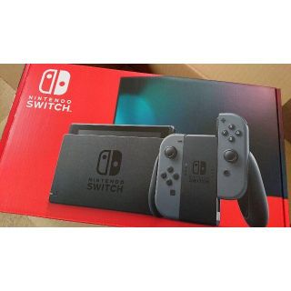 ニンテンドースイッチ(Nintendo Switch)のNintendo switch グレー 新型 新品 スイッチ 本体(家庭用ゲーム機本体)